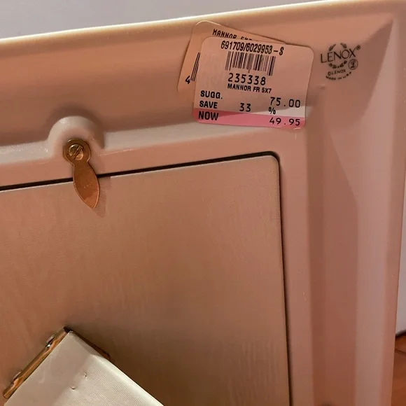 NWT LENOX Portrait Gallery 5x7 Ceramic Frame Ivory - Picture 6 of 6